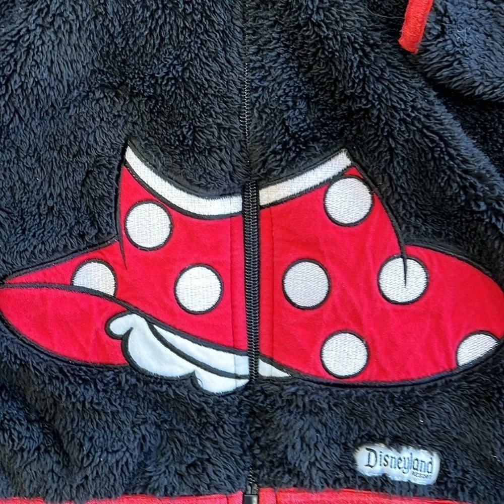 Disney parks Minnie Mouse fleece jacket
